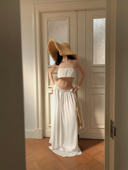 Strapless Skirt Suit